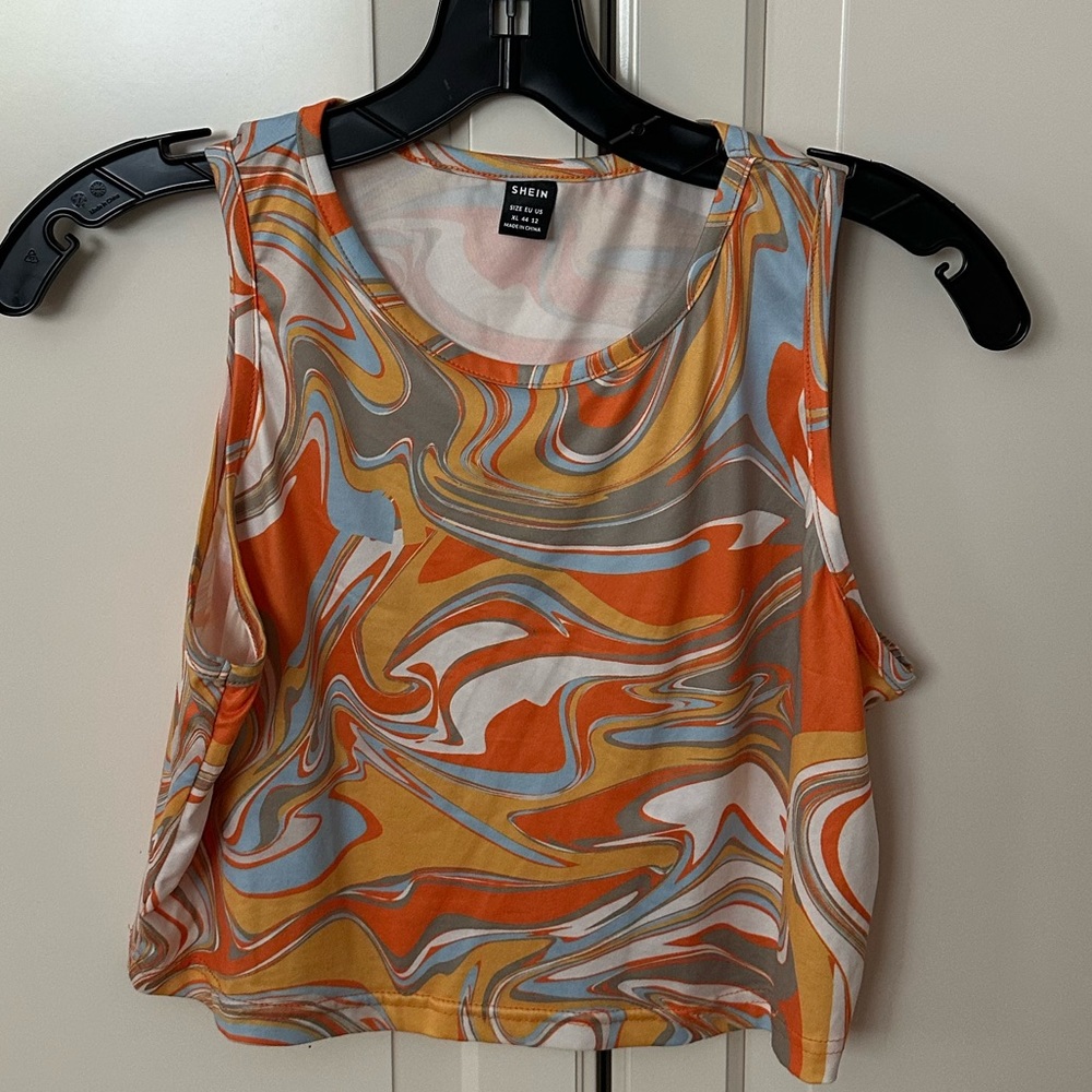 Shein colorful Crop top